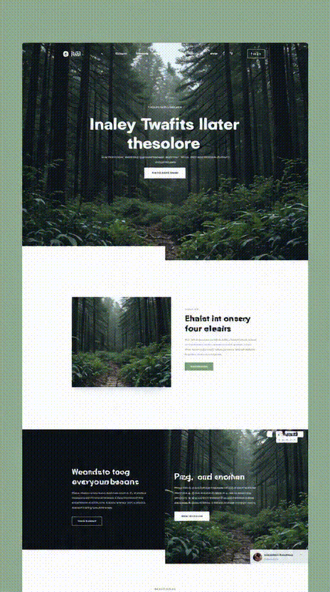 One page launch site illustration